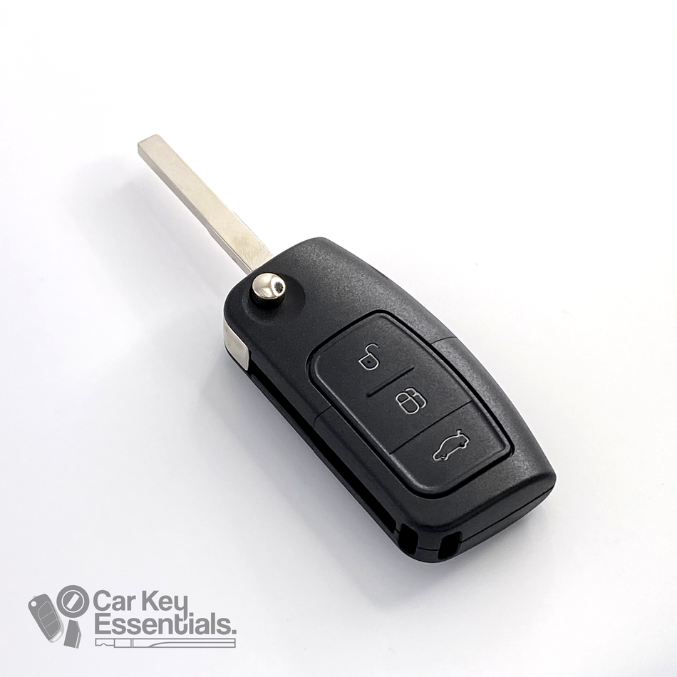 Ford / Focus / Mondeo / Fiesta / 3 Button Flip Remote Key Shell (HU101)