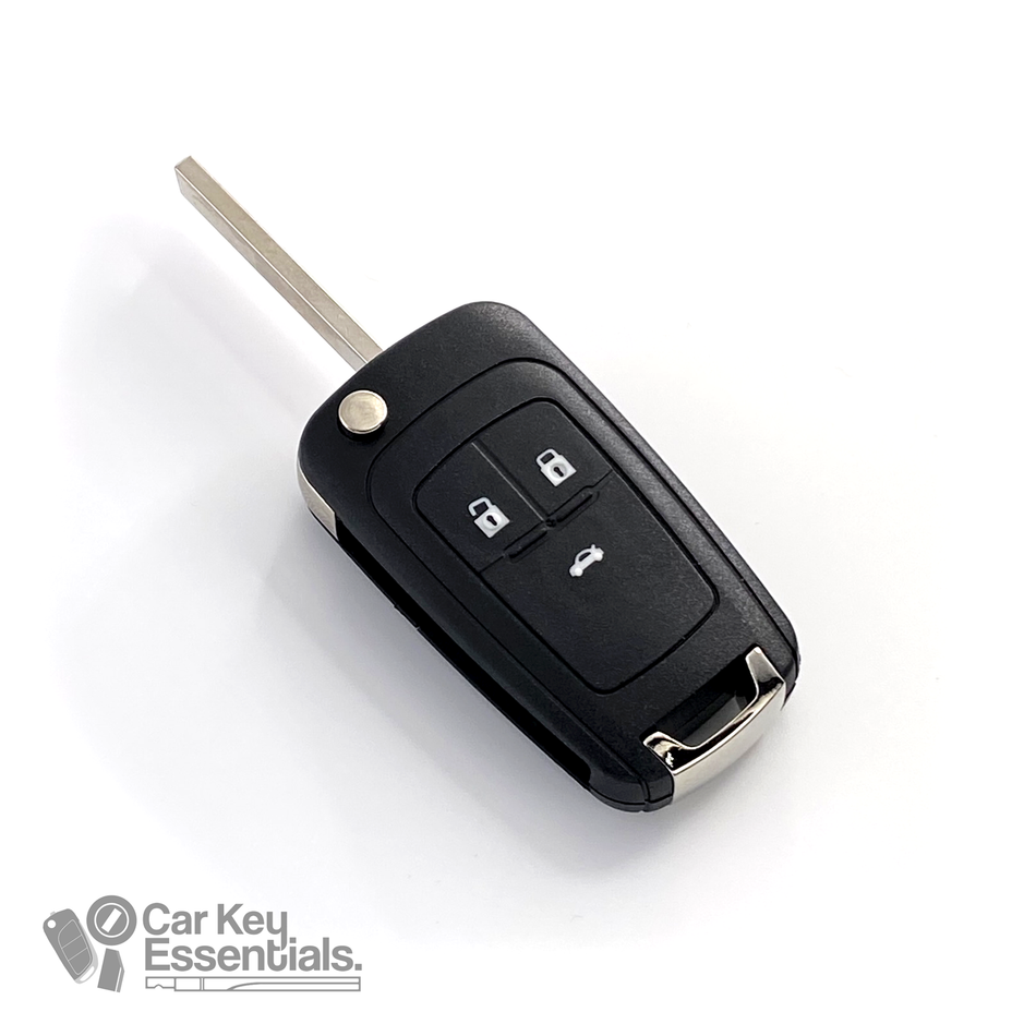Vauxhall / Astra J / 3 Button Flip Remote Shell